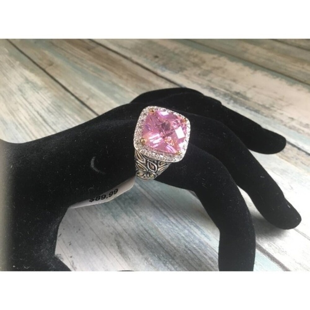 Pink CZ Ring 8